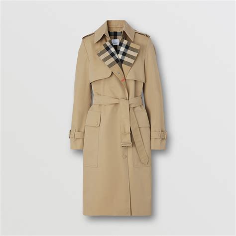 burberry trench check|trench Burberry femmes.